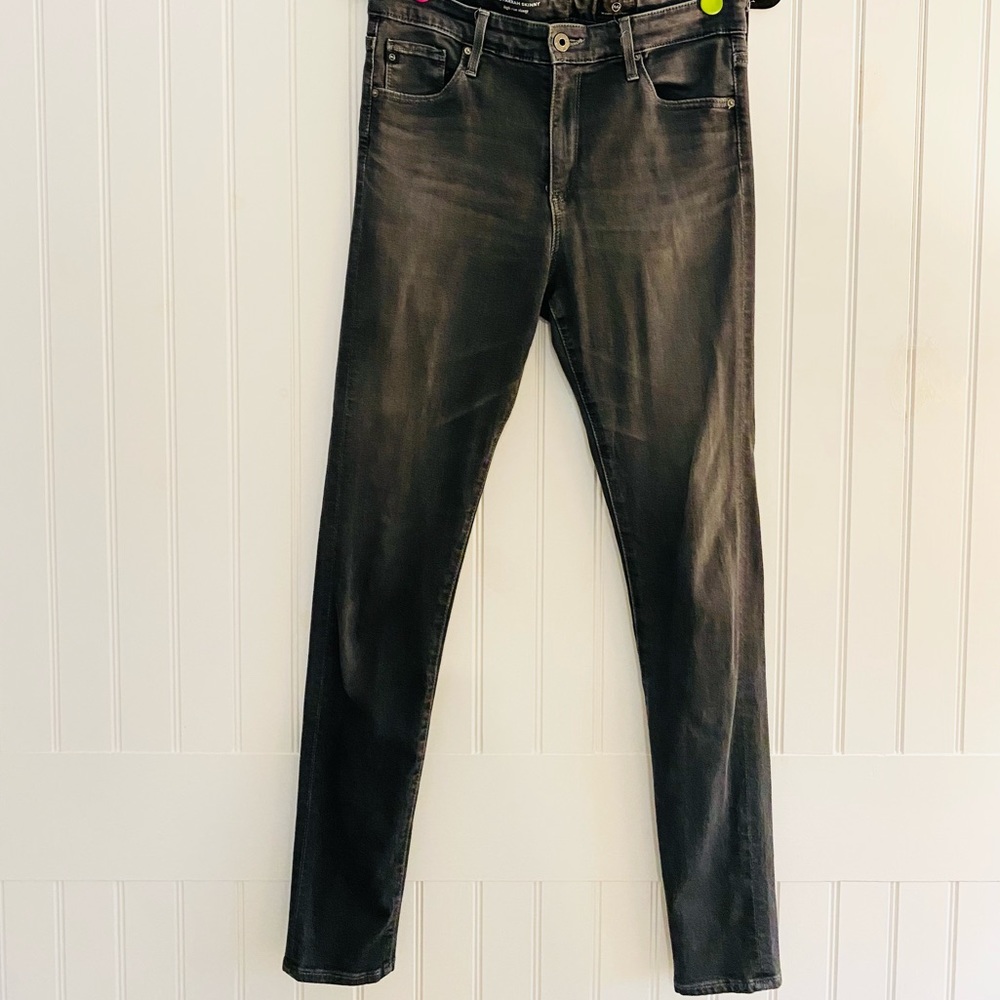 AG Grey High Rise Skinny Jeans